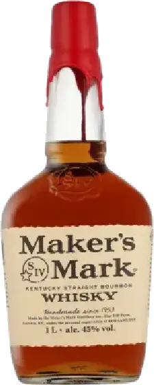 Een fles Maker’s Mark, uit het schap in de winkel in Bathmen