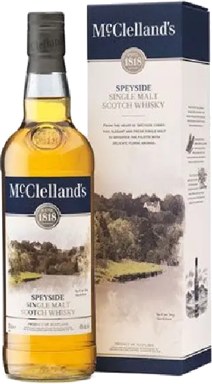 Een fles McClelland’s, uit het schap in de winkel in Bathmen