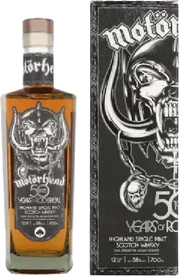 Een fles Motörhead, uit het schap in de winkel in Bathmen