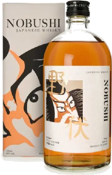 Een fles Nobushi, uit het schap in de winkel in Bathmen