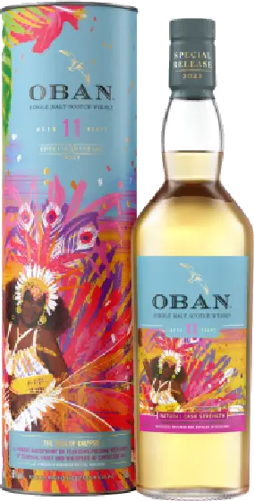 Een fles Oban, uit het schap in de winkel in Bathmen