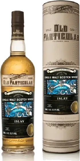 Een fles Old Particular, uit het schap in de winkel in Bathmen