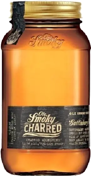 Een fles Ole Smoky, uit het schap in de winkel in Bathmen