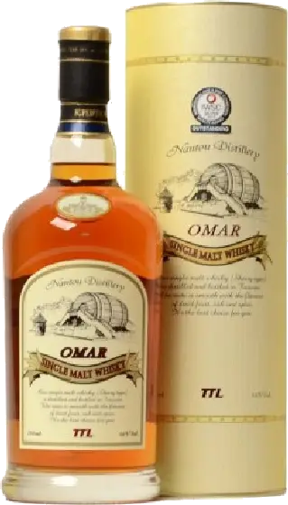 Een fles Omar, uit het schap in de winkel in Bathmen