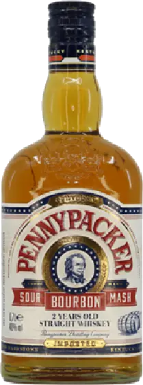 Een fles Pennypacker, uit het schap in de winkel in Bathmen