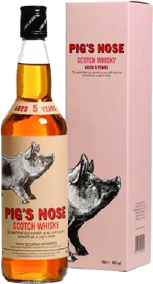 Een fles Pig’s Nose, uit het schap in de winkel in Bathmen