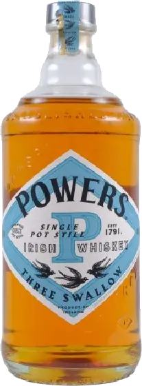 Een fles Powers, uit het schap in de winkel in Bathmen