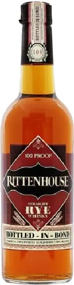 Een fles Rittenhouse, uit het schap in de winkel in Bathmen