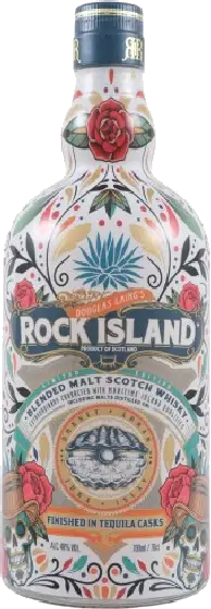Een fles Rock Island, uit het schap in de winkel in Bathmen