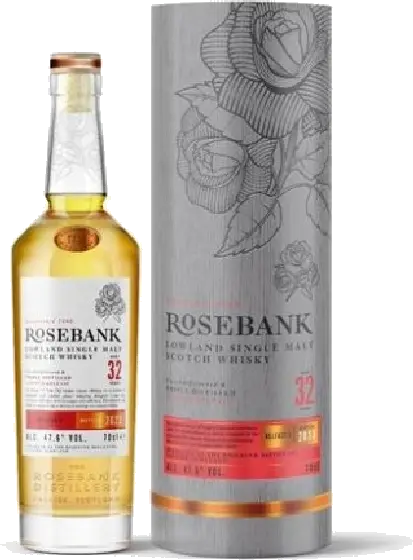Een fles Rosebank, uit het schap in de winkel in Bathmen