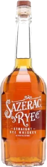 Een fles Sazerac, uit het schap in de winkel in Bathmen
