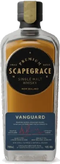 Een fles Scapegrace, uit het schap in de winkel in Bathmen
