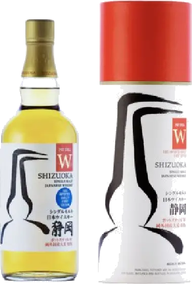 Een fles Shizuoka, uit het schap in de winkel in Bathmen