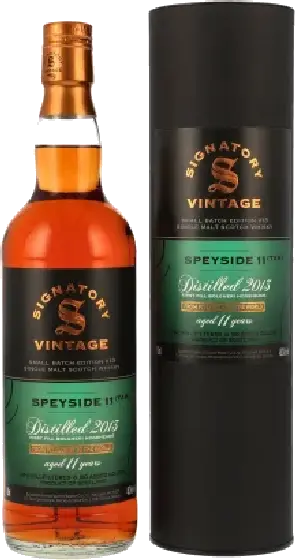 Een fles Signatory, uit het schap in de winkel in Bathmen