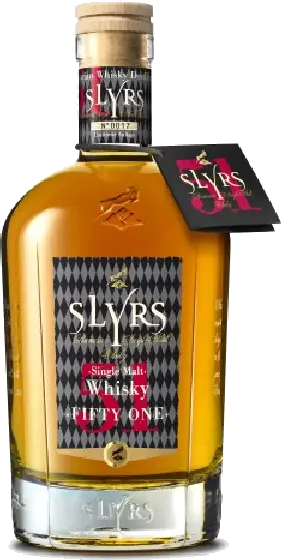 Een fles Slyrs, uit het schap in de winkel in Bathmen