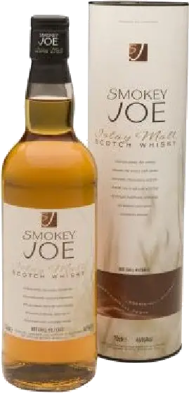 Een fles Smokey Joe, uit het schap in de winkel in Bathmen