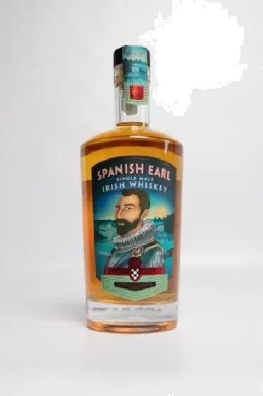 Een fles Spanish Earls, uit het schap in de winkel in Bathmen