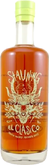 Een fles Stauning, uit het schap in de winkel in Bathmen