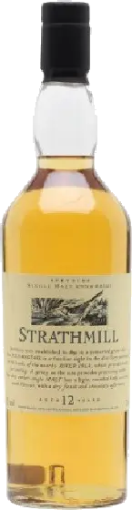 Een fles Strathmill, uit het schap in de winkel in Bathmen