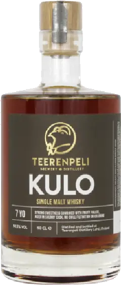 Een fles Teerenpeli, uit het schap in de winkel in Bathmen