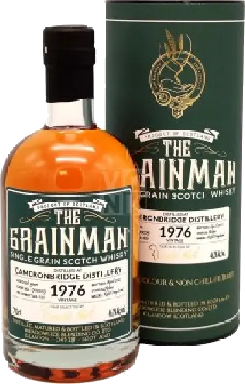 Een fles The Grainman, uit het schap in de winkel in Bathmen