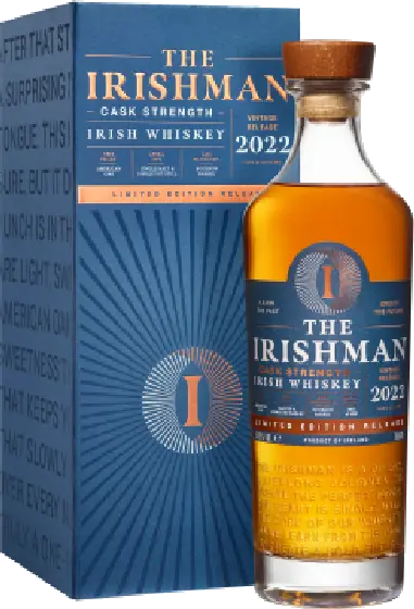 Een fles The Irishman, uit het schap in de winkel in Bathmen
