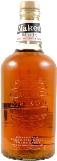 Een fles The Naked Grouse, uit het schap in de winkel in Bathmen