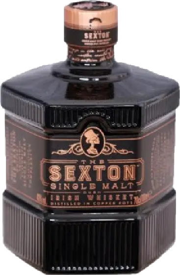 Een fles The Sexton, uit het schap in de winkel in Bathmen