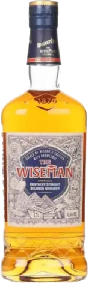 Een fles The Wiseman, uit het schap in de winkel in Bathmen