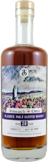 Een fles Toiseach Orra, uit het schap in de winkel in Bathmen