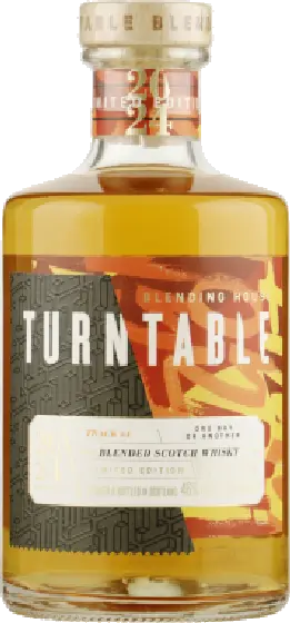 Een fles Turntable, uit het schap in de winkel in Bathmen
