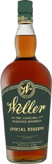 Een fles W.L. Weller, uit het schap in de winkel in Bathmen