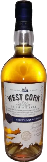 Een fles West Cork, uit het schap in de winkel in Bathmen