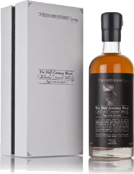 Een fles Whisky Boutique, uit het schap in de winkel in Bathmen