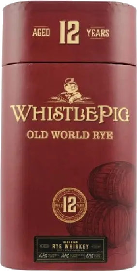Een fles WhistlePig, uit het schap in de winkel in Bathmen