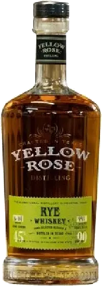 Een fles Yellow Rose, uit het schap in de winkel in Bathmen