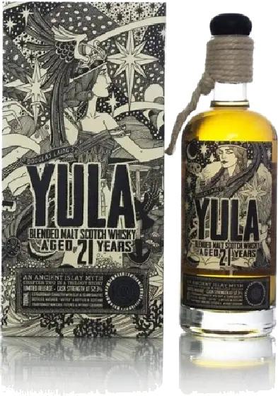 Een fles Yula, uit het schap in de winkel in Bathmen