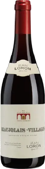 Een fles BEAUJOLAIS, uit het schap in de winkel in Bathmen
