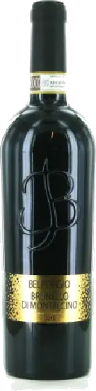 Een fles Belpoggio, uit het schap in de winkel in Bathmen