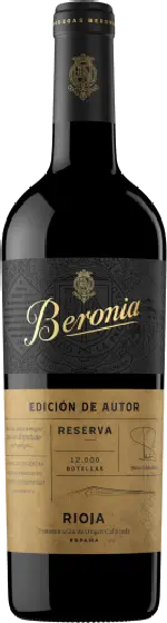 Een fles Beronia, uit het schap in de winkel in Bathmen