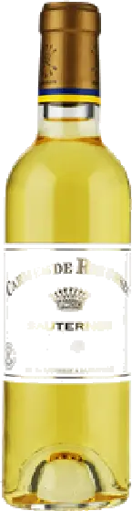 Een fles Carmes de Rieussec, uit het schap in de winkel in Bathmen
