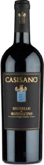 Een fles Casisano, uit het schap in de winkel in Bathmen