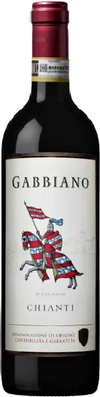 Een fles Castello di Gabbiano, uit het schap in de winkel in Bathmen