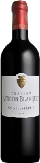 Een fles Château Andron, uit het schap in de winkel in Bathmen