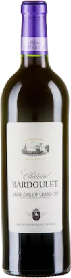 Een fles Chateau Bardoulet, uit het schap in de winkel in Bathmen