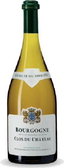 Een fles Château de Meursault, uit het schap in de winkel in Bathmen