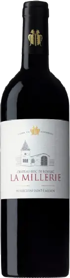 Een fles Château Roc de Boissac, uit het schap in de winkel in Bathmen