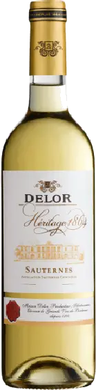 Een fles Delor, uit het schap in de winkel in Bathmen