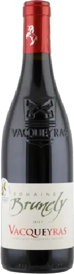 Een fles Domaine Brunely, uit het schap in de winkel in Bathmen