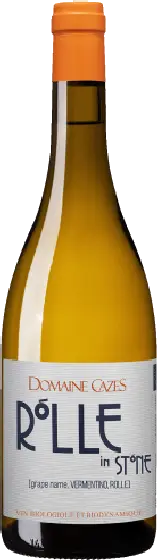 Een fles Domaine Cazes, uit het schap in de winkel in Bathmen